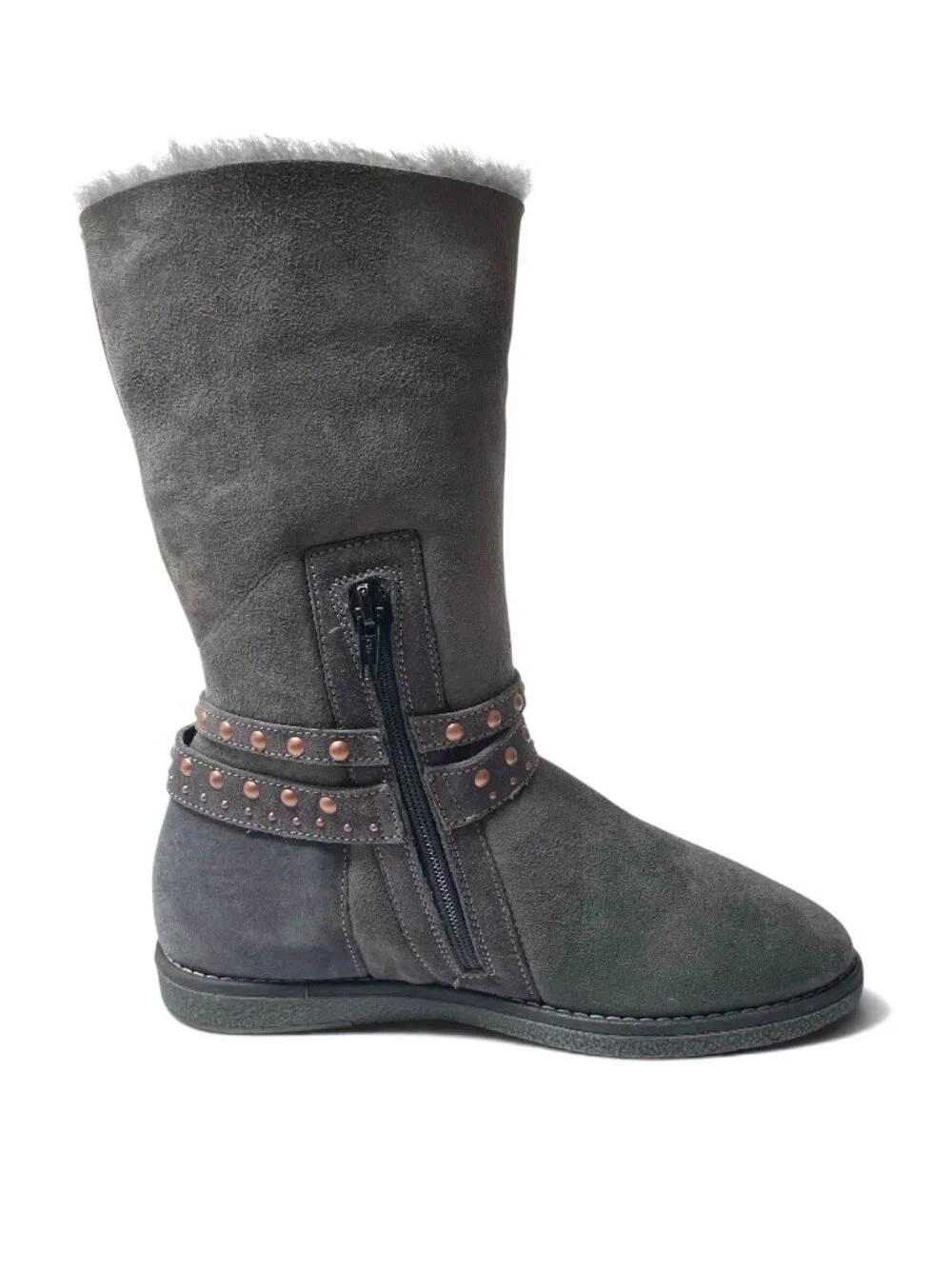 Monnalisa Shearling Tall Boots 34 3 US